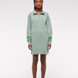 A&F Green Sweatshirt Dress